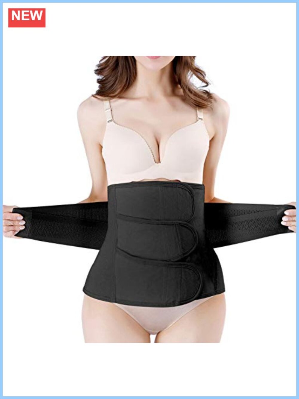 Postpartum C-Section Recovery Belly Wrap Girdle Band Compression Support
